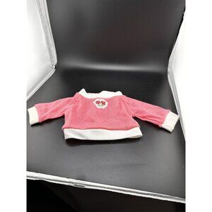 Unbranded Vtg 1980s Doll Pink Floral Mesh Long Sleeve Shirt‎ Cabbage Patch Kids